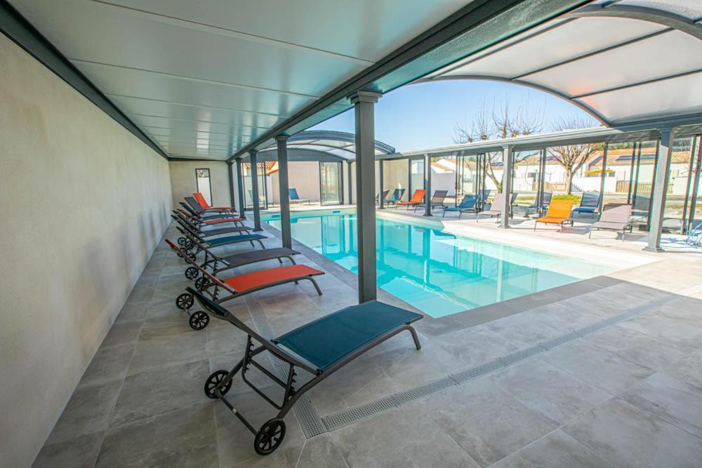 Le Vaisseau Maison Avec Piscine/Parking/Wifi/Plages 5Kms Les Mathes Eksteriør bilde