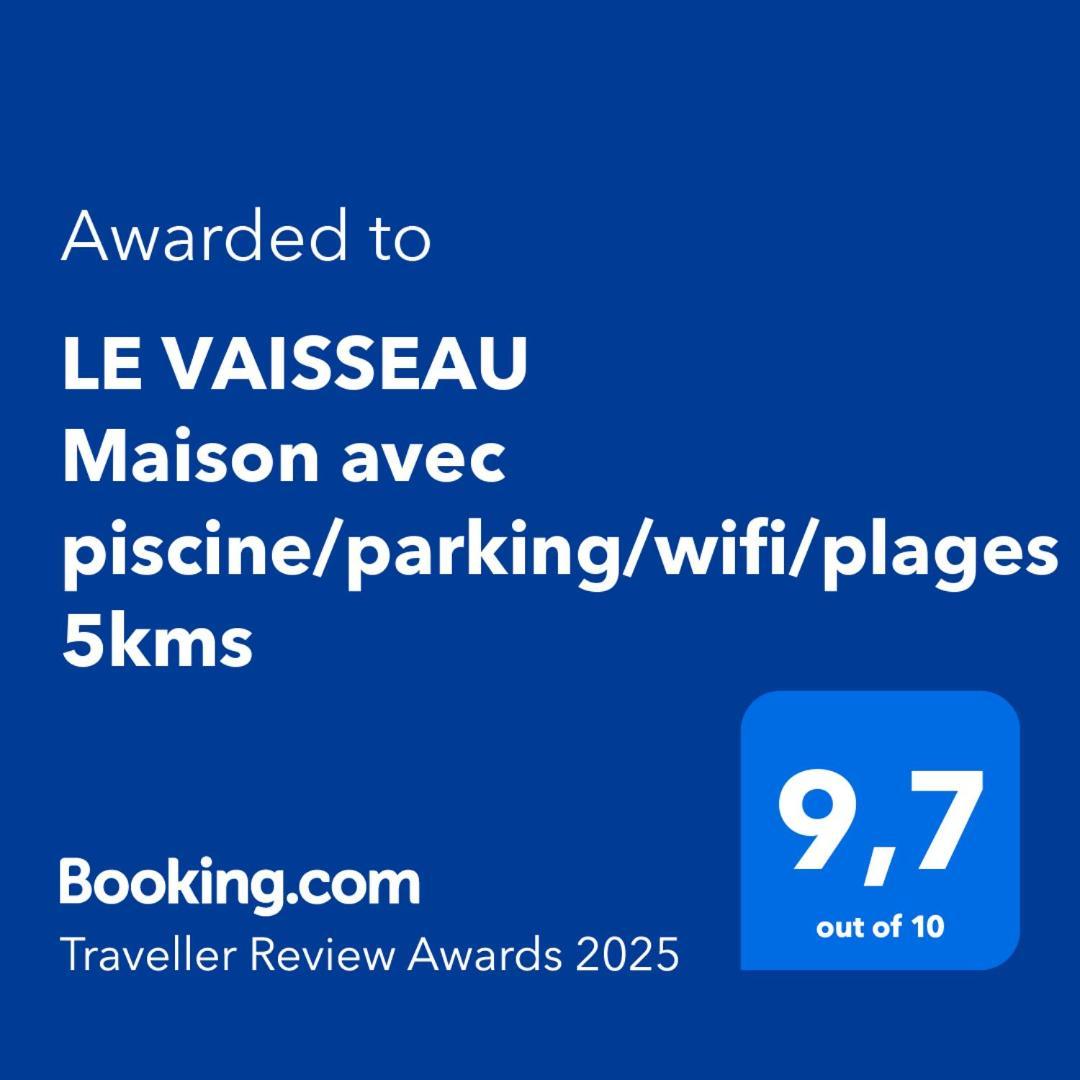 Le Vaisseau Maison Avec Piscine/Parking/Wifi/Plages 5Kms Les Mathes Eksteriør bilde